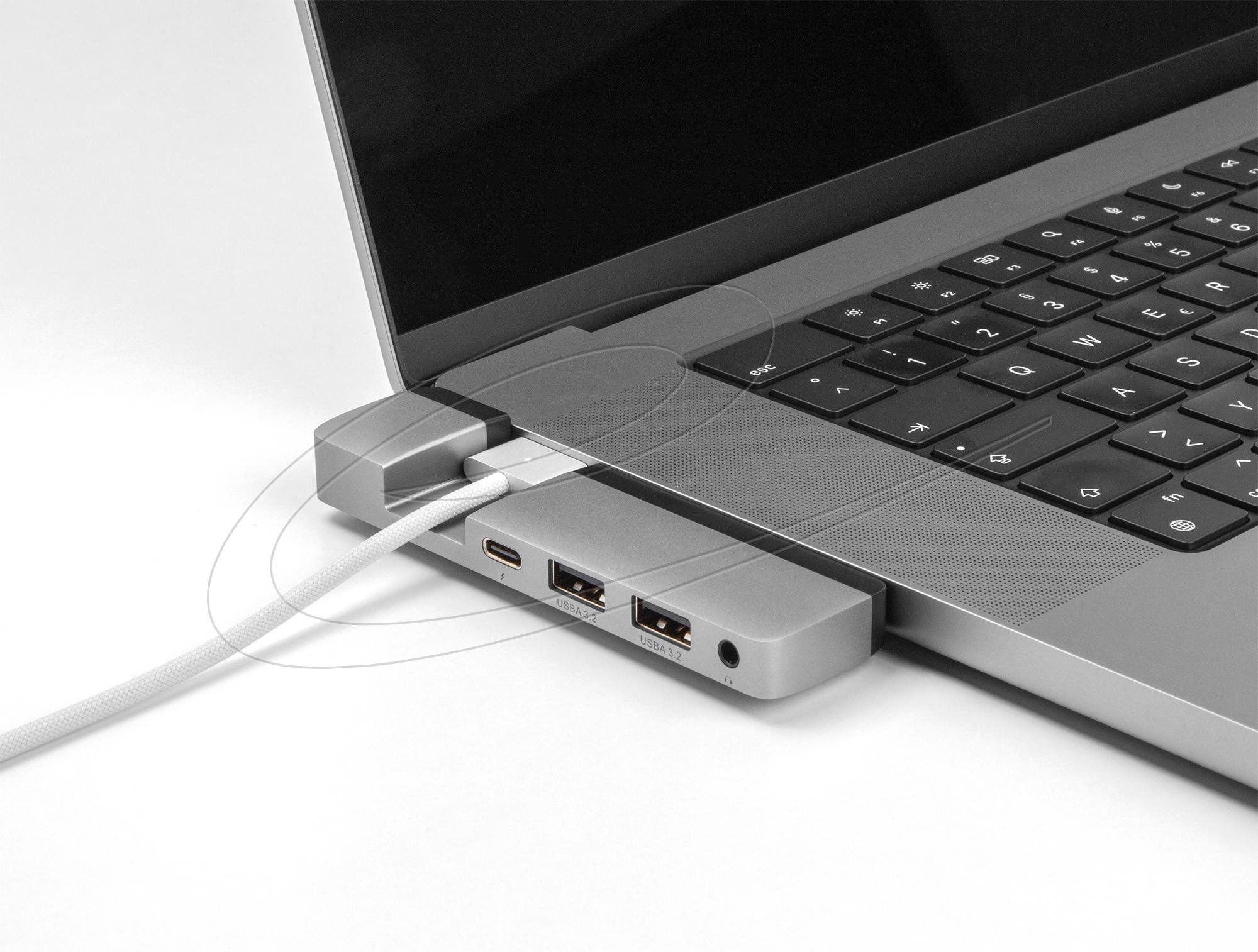 Докинг станция DeLock за MacBook Pro/Air Thunderbolt 4, 5K Резолюция, 100W PD, 10Gbps Hub, LAN - DELOCK-87757 - 2