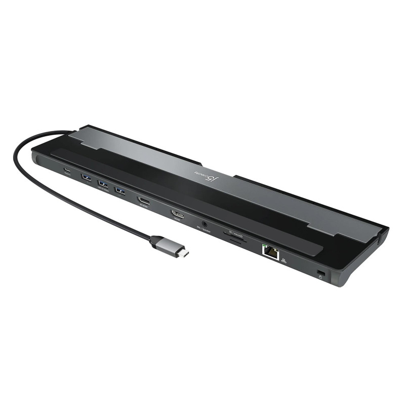 Докинг станция j5create JCD542, HDMI, SD, MicroSD, Gigabit LAN, 3.5mm jack, USB, USB-C - JCD542 - 1