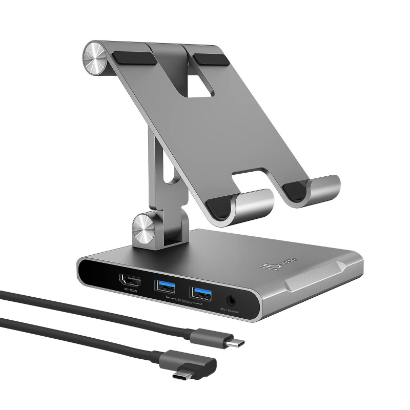 Докинг станция j5create JTS224, HDMI/SD/MicroSD/USB-C/3.5mm jack - 1