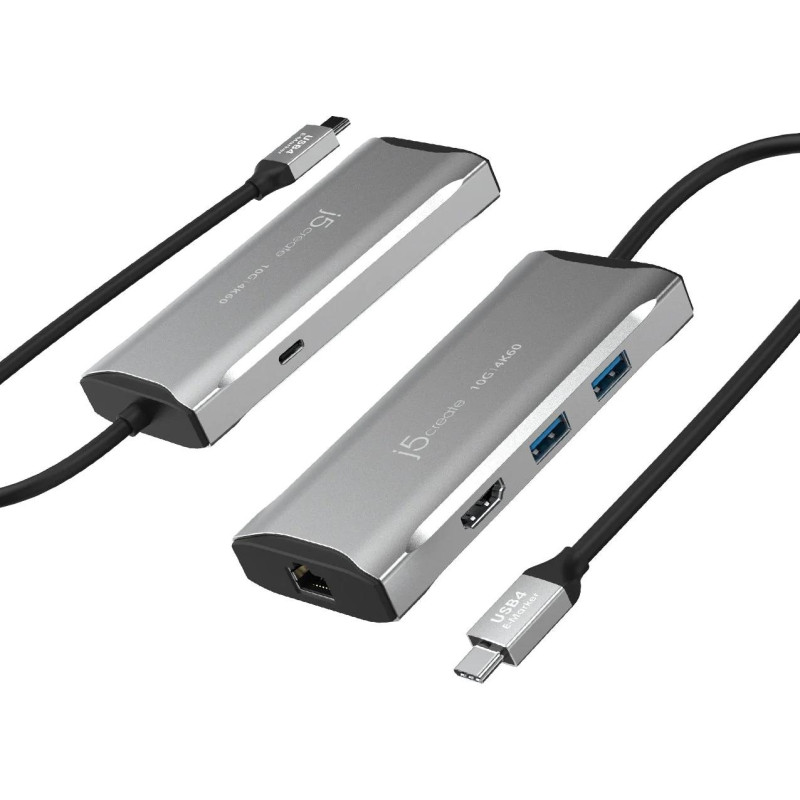 Докинг станция j5create JCD392, USB-C, 100W, 10Gbps, 4K60 - JCD392 - 4