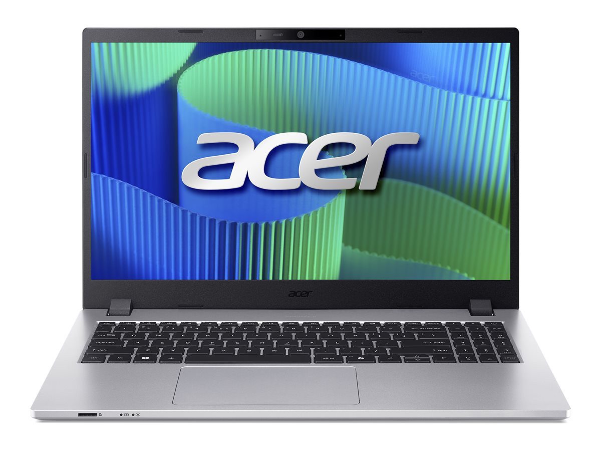 Лаптоп ACER TravelMate TMP215-55-TCO, 15.6" Full HD, Intel Core 3 100U, 16GB DDR5, 512GB SSD, Windows 11 Pro - NX.BP2EX.002 - 1