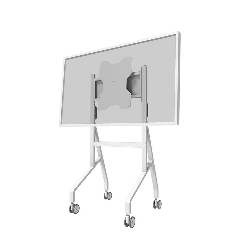 Стойка Neomounts Move Go Flip, 55"-65" (139.7-165.1 cm), Ротационна, Регулируема височина 127-142.6 cm, Максимално натоварване 50 кг - FL50-515WH1 - 2