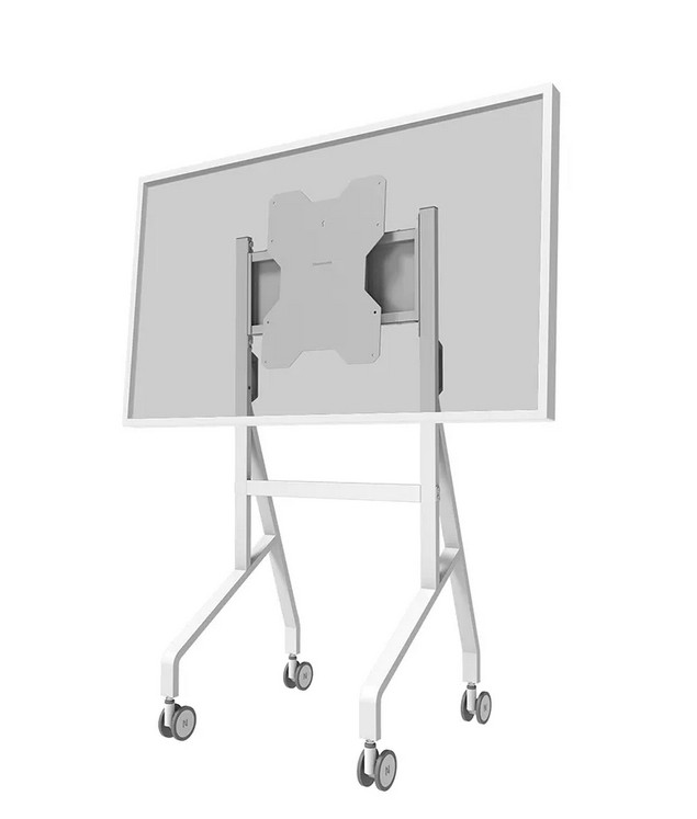 Стойка Neomounts Move Go Flip, 55"-65" (139.7-165.1 cm), Ротационна, Регулируема височина 127-142.6 cm, Максимално натоварване 50 кг - FL50-515WH1 - 2