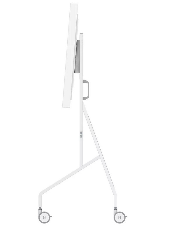 Стойка Neomounts Move Go Flip, 55"-65" (139.7-165.1 cm), Ротационна, Регулируема височина 127-142.6 cm, Максимално натоварване 50 кг - FL50-515WH1 - 6