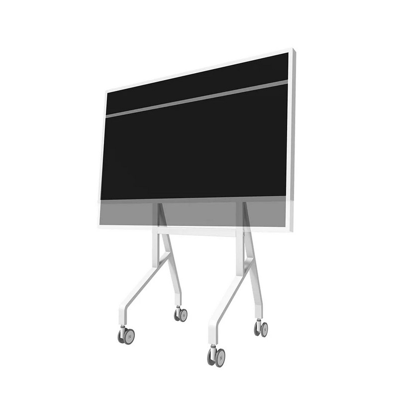 Стойка Neomounts Move Go Flip, 55"-65" (139.7-165.1 cm), Ротационна, Регулируема височина 127-142.6 cm, Максимално натоварване 50 кг - FL50-515WH1 - 7