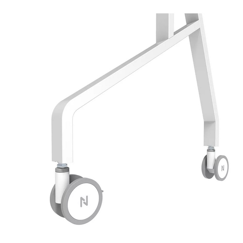Стойка Neomounts Move Go Flip, 55"-65" (139.7-165.1 cm), Ротационна, Регулируема височина 127-142.6 cm, Максимално натоварване 50 кг - FL50-515WH1 - 13