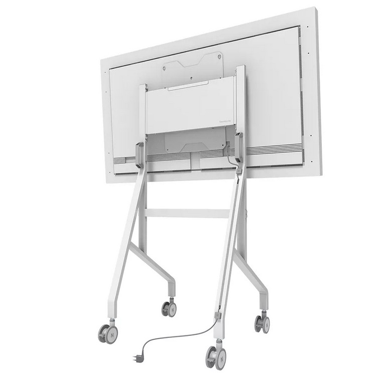 Стойка Neomounts Move Go Flip, 55"-65" (139.7-165.1 cm), Ротационна, Регулируема височина 127-142.6 cm, Максимално натоварване 50 кг - FL50-515WH1 - 14