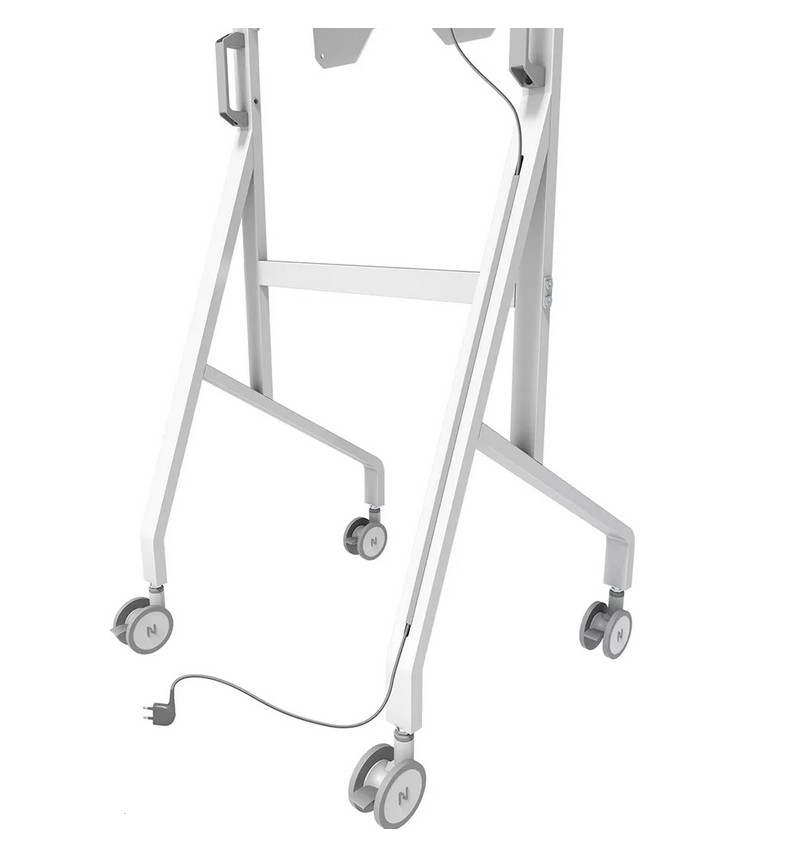 Стойка Neomounts Move Go Flip, 55"-65" (139.7-165.1 cm), Ротационна, Регулируема височина 127-142.6 cm, Максимално натоварване 50 кг - FL50-515WH1 - 15