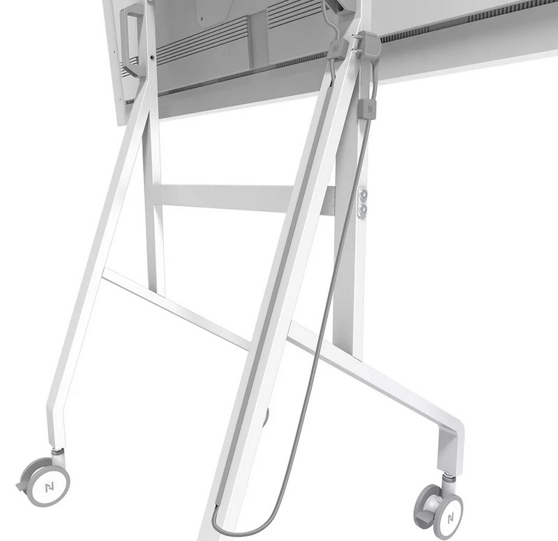 Стойка Neomounts Move Go Flip, 55"-65" (139.7-165.1 cm), Ротационна, Регулируема височина 127-142.6 cm, Максимално натоварване 50 кг - FL50-515WH1 - 16