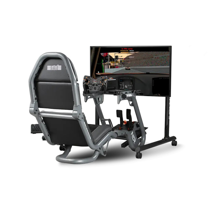 Стойка за монитор Next Level Racing Round Tube Freestanding Single Monitor Stand, 65", 24kg, VESA 75x75-800x400 - NLR-R010 - 3