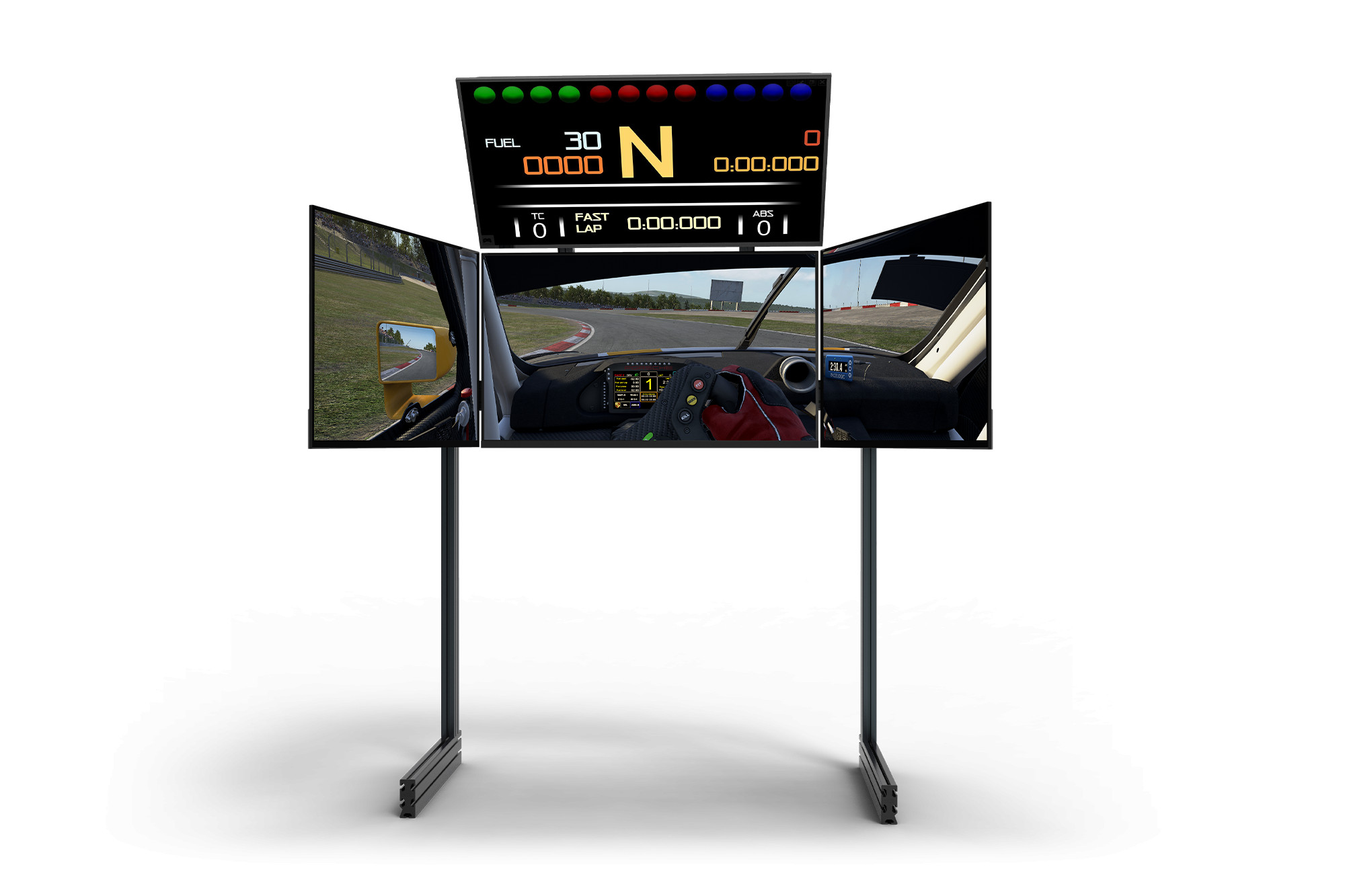 Стойка за монитор Next Level Racing Elite Freestanding Quad, до 43", VESA 75x75/100x100/200x100/200x200, макс. 12kg - NLR-E008 - 3