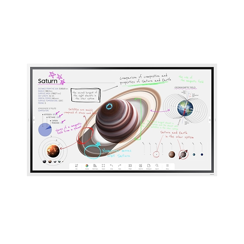 Монитор Samsung Flip PRO WM65B, 65" 4K VA, 8ms, 350cd/m² - LH65WMBWBGCXEN_S - 1