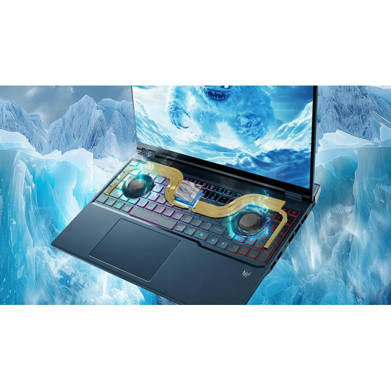 Лаптоп ACER Predator Helios Neo 16 AI PHN16-73-9649, 16" WQXGA 240Hz, Intel Core Ultra 9 275HX, RTX 5070 Ti 12GB, 16GB DDR5 6400MHz, 1TB SSD NVMe, ESHELL - NH.QX4EX.001 - 4