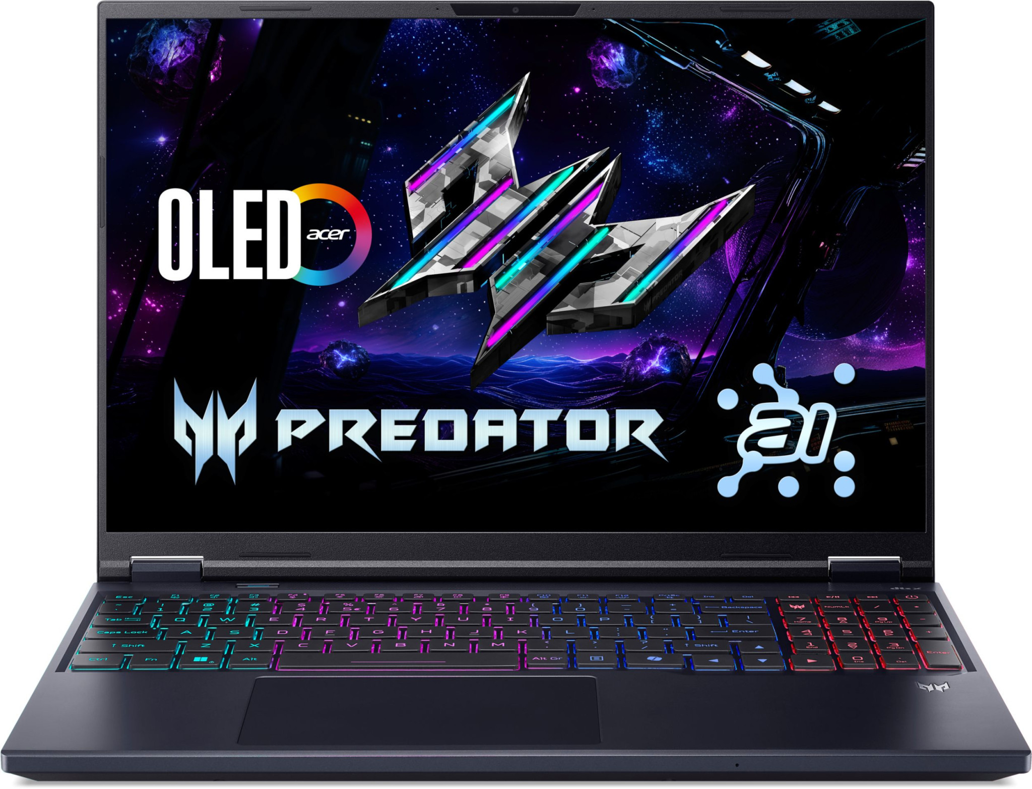Лаптоп ACER Predator Helios Neo 16 AI PHN16-73-75H7, 16" WQXGA 180Hz, Intel Core Ultra 7 255HX, RTX 5060 8GB, 64GB DDR5, 1TB SSD, Windows 11 Pro - NH.QVQEX.001 - 1