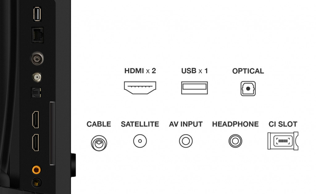 Телевизор TCL 32S49K, 32" QLED HDR10 - 4