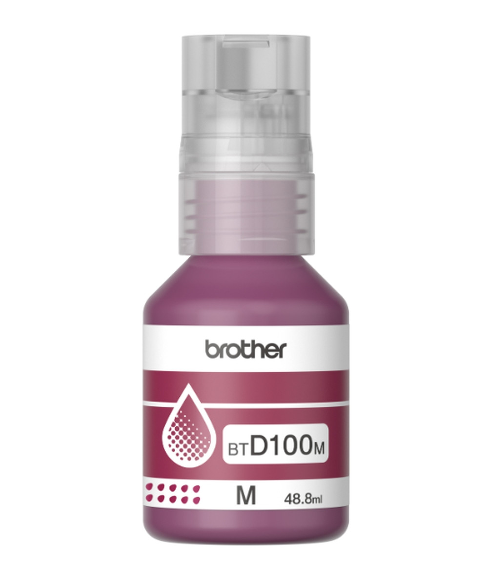 Консуматив Brother BT-D100M, Magenta, 48.8ml, 5000 страници - BTD100M - 1