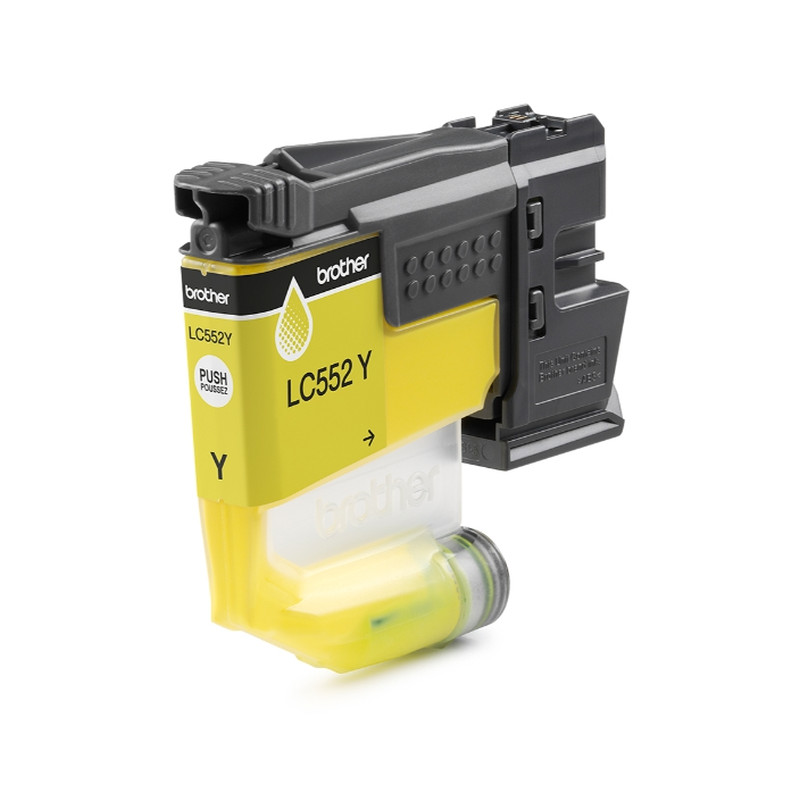 Мастилена касета Brother LC552, Yellow, 550 страници - 2