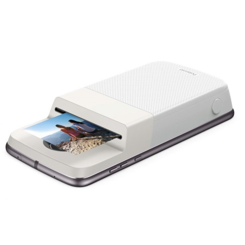 Преносим фотопринтер Motorola Moto Insta-Share, Бял - PG38C02067 - 1