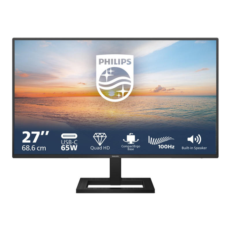 Монитор Philips 27" QHD 2560x1440 IPS 100Hz - 27E1N1600AE/00 - 1