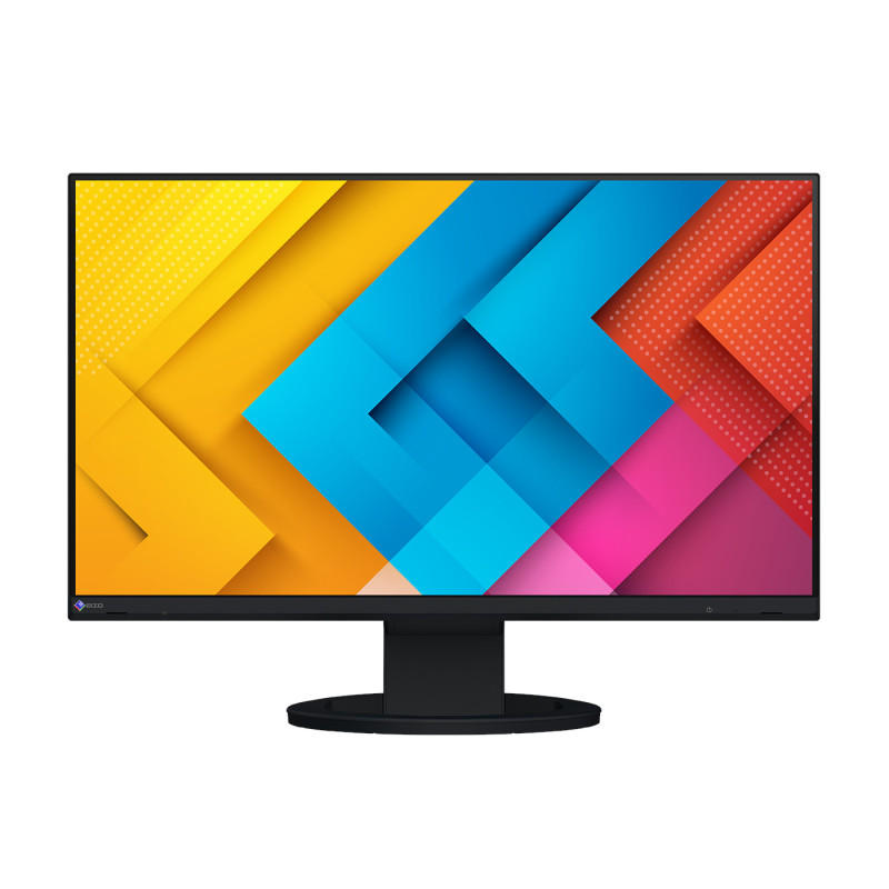 Монитор EIZO EV2490-BK, 23.8" Full HD IPS, с вграден KVM суич и ергономична стойка с пълна регулация - 1