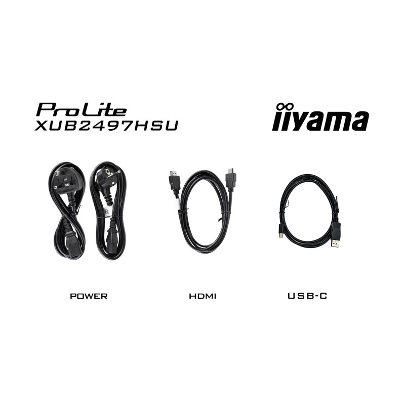Монитор IIYAMA XUB2497HSN-B1, 23.8" Full HD IPS, 100Hz - 12