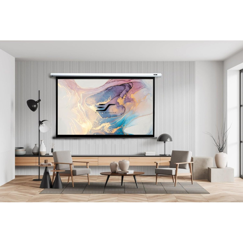 Професионален прожекционен екран Elite Electric110XH, 110" (16:9) White - 2