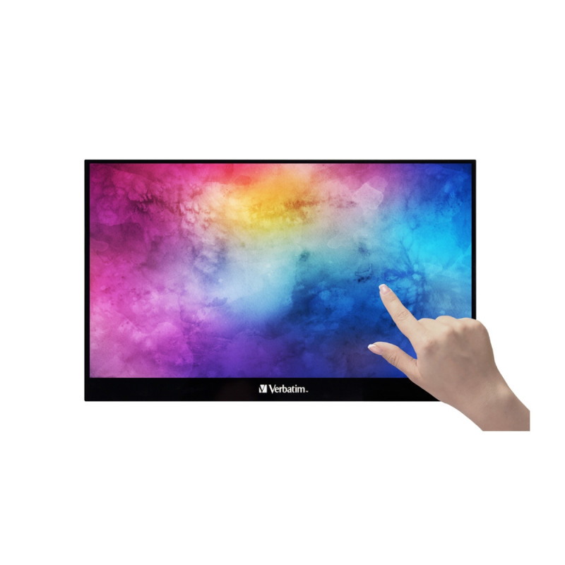 Преносим тъч монитор Verbatim PMT-17, 17.3" Full HD IPS сензорен - 49593 - 1