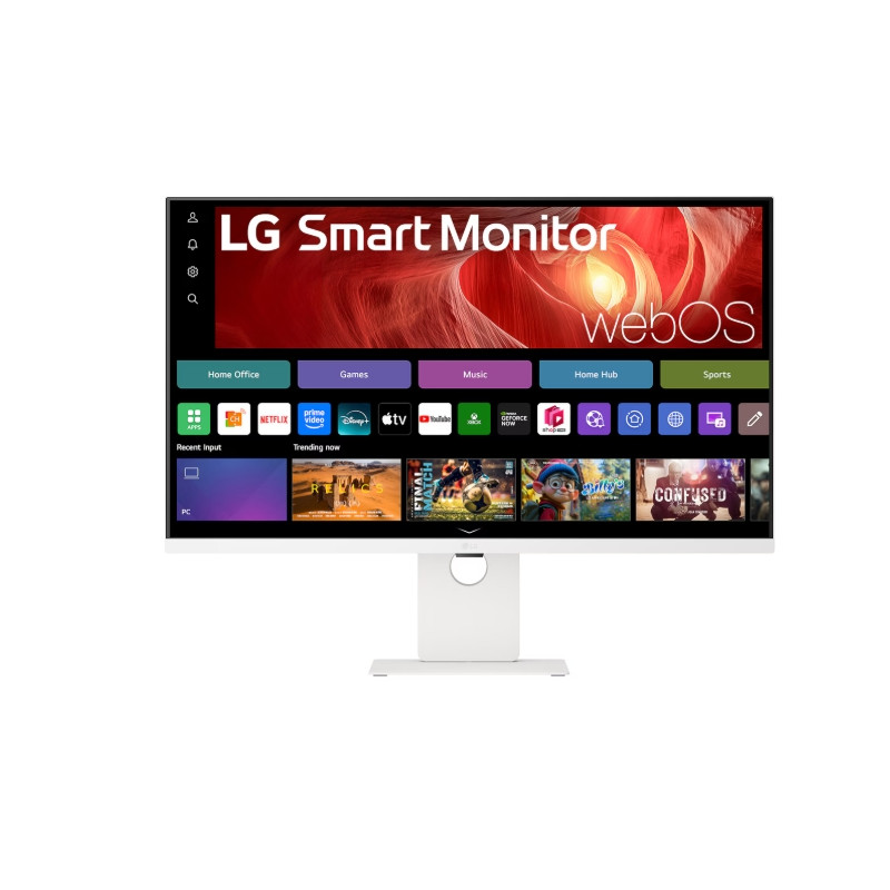 Монитор LG 37U730SA-W, 37" 4K IPS Anti-Glare, webOS с Netflix, YouTube и облачен гейминг, вградени стерео високоговорители - 2