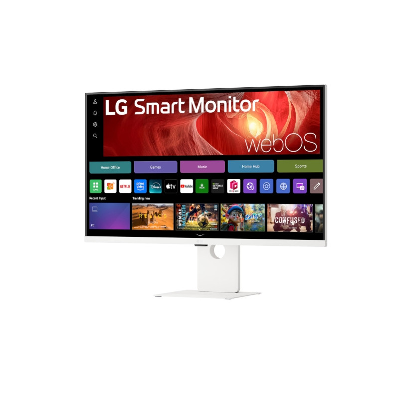 Монитор LG 37U730SA-W, 37" 4K IPS Anti-Glare, webOS с Netflix, YouTube и облачен гейминг, вградени стерео високоговорители - 3