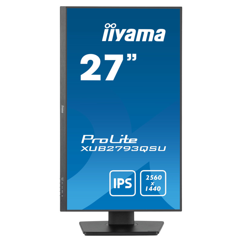 Монитор IIYAMA XUB2793QSU-B7, 27" 2560x1440 IPS, 100Hz, 1ms  - 2