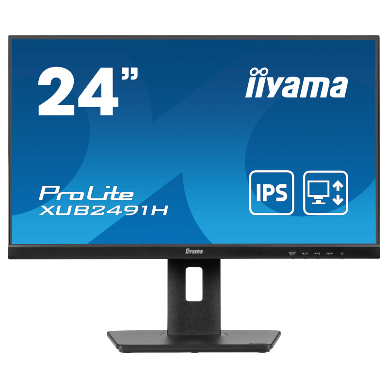 Монитор IIYAMA XUB2491H-B1, 23.8" Full HD IPS, 100Hz честота и 0.5ms време за реакция - 1
