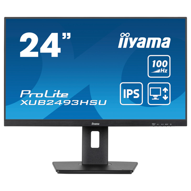 Монитор IIYAMA XUB2493HSU-B7, 23.8" Full HD IPS, 100Hz, 1ms  - 1
