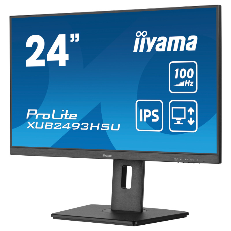 Монитор IIYAMA XUB2493HSU-B7, 23.8" Full HD IPS, 100Hz, 1ms  - 4