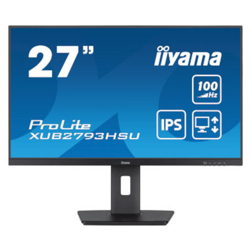 Монитор IIYAMA XUB2793HSU-B7, 27" Full HD IPS, 100Hz, 1ms, Adaptive Sync - 1