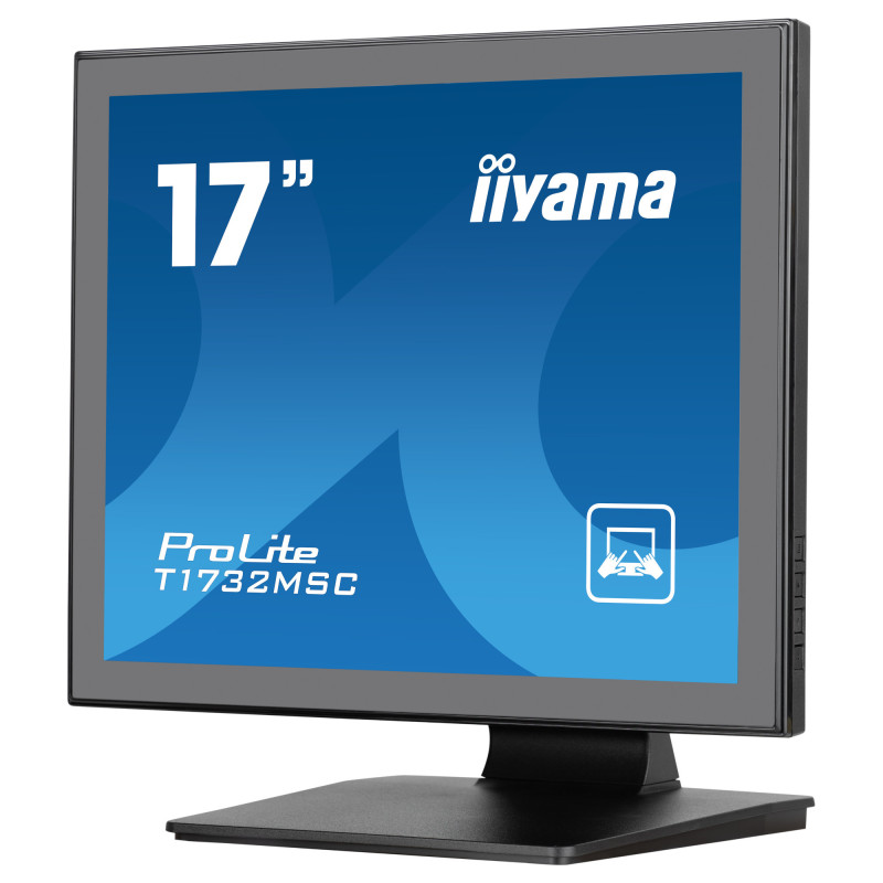 Монитор IIYAMA T1732MSC-B1SAG, 17" XGA TN Тъчскрийн, защита IP54 - 4