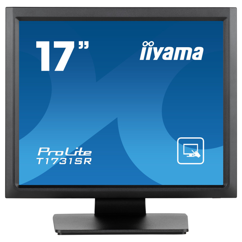 Монитор IIYAMA T1731SR-B1S, 17" 1280x1024 TN Тъчскрийн, IP54 защит - 1