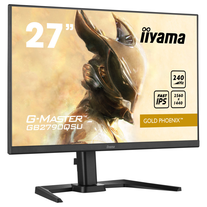Монитор IIYAMA GB2790QSU-B5, 27" 2560x1440 IPS 240Hz, AMD FreeSync Premium, HDR400 и ергономична стойка - 2
