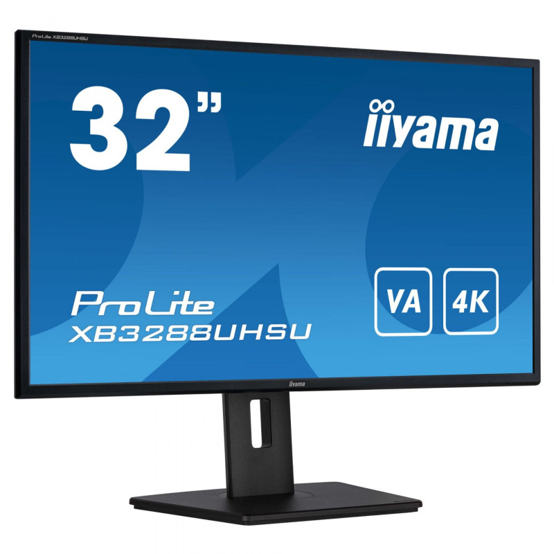 Монитор IIYAMA XB3288UHSU-B5, 31.5" 4K UHD VA, 60Hz, FreeSync, 2x3W, Blue Light Reducer  - 2