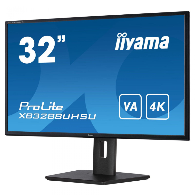 Монитор IIYAMA XB3288UHSU-B5, 31.5" 4K UHD VA, 60Hz, FreeSync, 2x3W, Blue Light Reducer  - 3