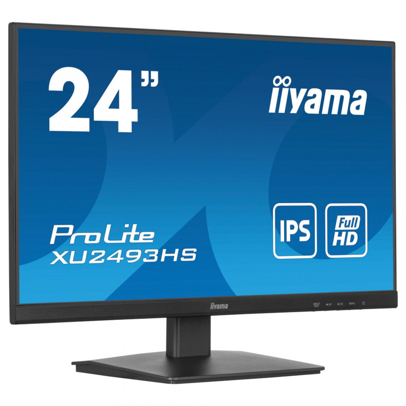 Монитор IIYAMA XU2493HS-B6, 23.8" Full HD IPS, 100Hz честота и време за реакция 0.5ms - 2