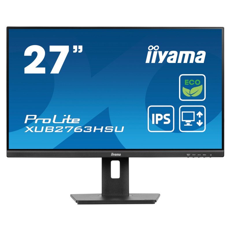 Монитор IIYAMA XUB2763HSU-B1, 27" Full HD IPS, 100Hz, FreeSync, 96% sRGB - 1