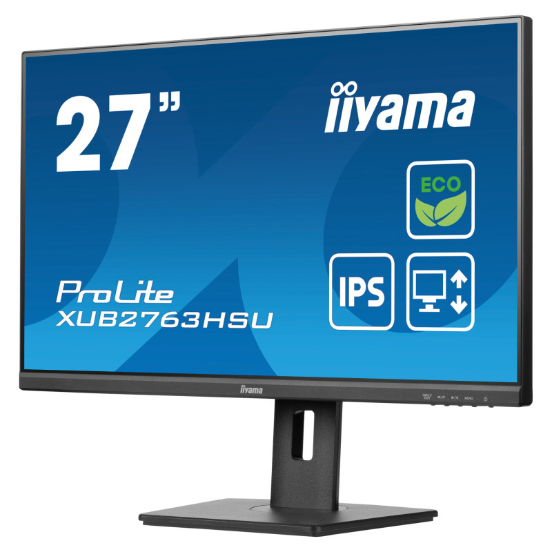 Монитор IIYAMA XUB2763HSU-B1, 27" Full HD IPS, 100Hz, FreeSync, 96% sRGB - 4