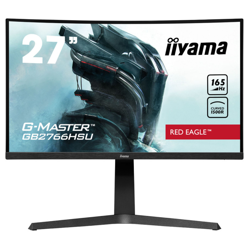 Монитор IIYAMA GB2766HSU-B1, 27" VA 1920x1080, 165Hz, 1ms, AMD FreeSync, регулируема стойка - 6