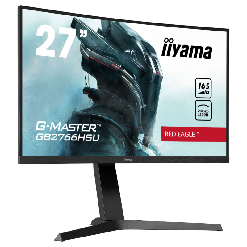 Монитор IIYAMA GB2766HSU-B1, 27" VA 1920x1080, 165Hz, 1ms, AMD FreeSync, регулируема стойка - 7