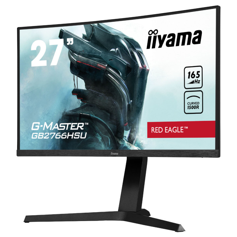 Монитор IIYAMA GB2766HSU-B1, 27" VA 1920x1080, 165Hz, 1ms, AMD FreeSync, регулируема стойка - 8