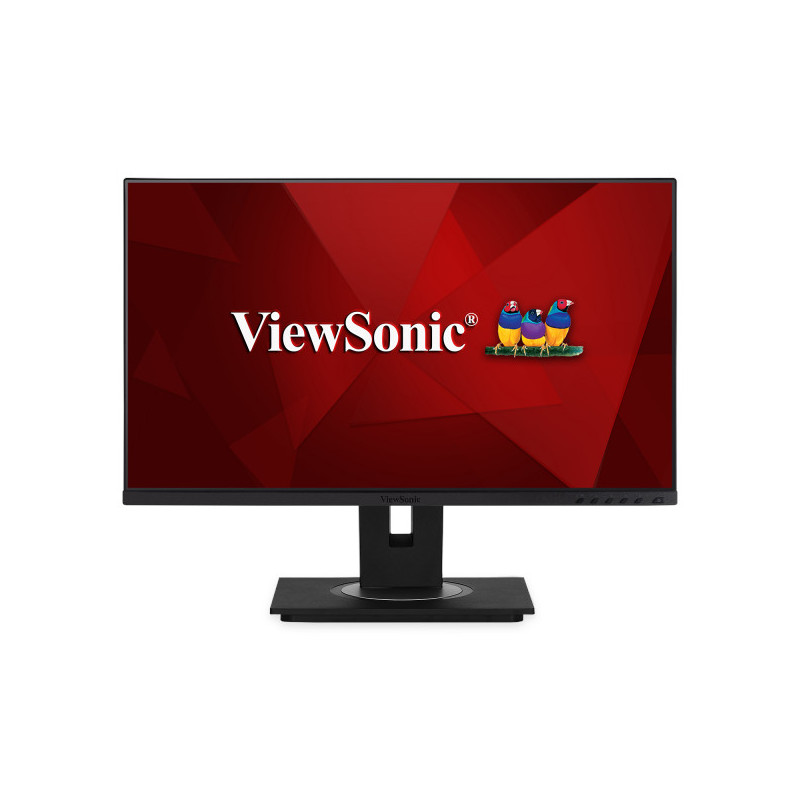 Монитор ViewSonic VG2456, 23.8" Full HD IPS, USB-C Docking станция, пълна ергономична стойка и вградени колонки - 1