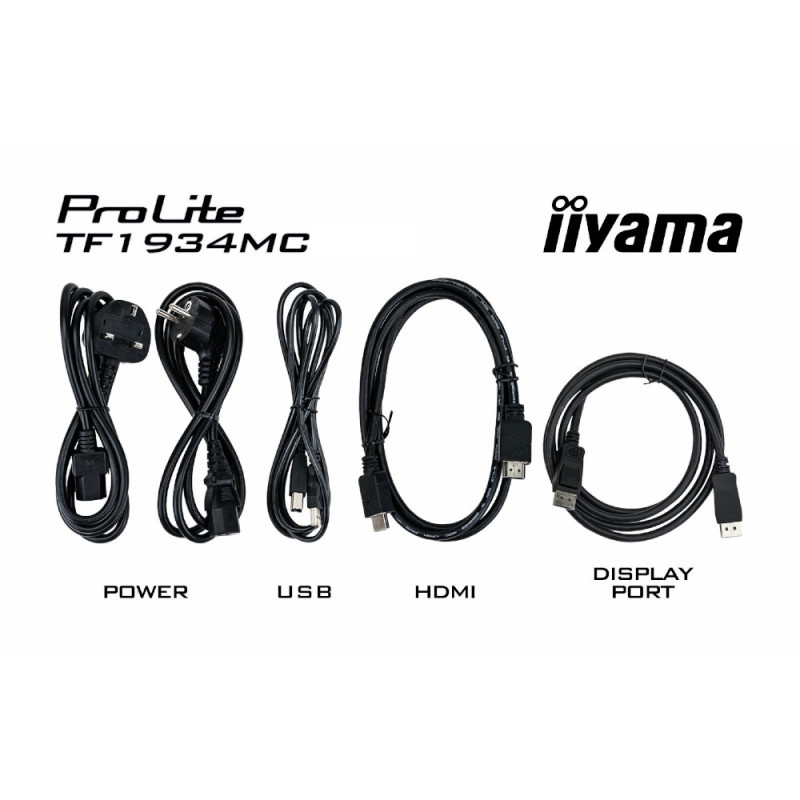 Тъч монитор IIYAMA TF1934MC-B7X, 19" SXGA IPS Capacitive Multi-touch - 4