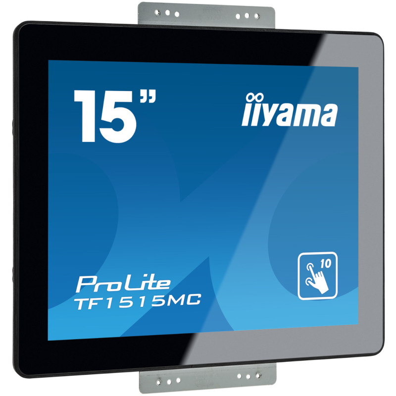 Монитор IIYAMA TF1515MC-B2, 15" XGA TN Capacitive Touch, IP65, open-frame дизайн за вграждане, VGA/HDMI/DisplayPort  - 3