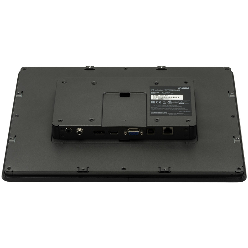 Монитор IIYAMA TF1515MC-B2, 15" XGA TN Capacitive Touch, IP65, open-frame дизайн за вграждане, VGA/HDMI/DisplayPort  - 14