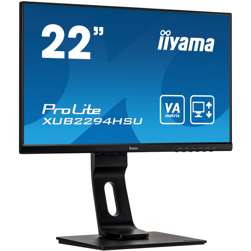 Монитор IIYAMA XUB2294HSU-B1, 21.5" Full HD VA - 3